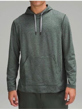 Soft Jersey Pullover Hoodie Heathered Rainforest Green/Heathered Dark Forest
